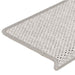Covoraș scări autoadeziv 15 buc platină 65x21x4 cm aspect sisal - WALTI WALTI