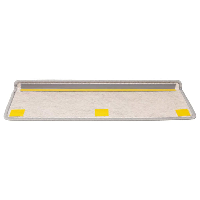 Covoraș scări autoadeziv 15 buc platină 65x21x4 cm aspect sisal - WALTI WALTI