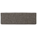 Covoraș scări autoadeziv 15 buc. gri&bej 65x21x4cm aspect sisal - WALTI WALTI
