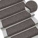 Covoraș scări autoadeziv 15 buc. gri&bej 65x21x4cm aspect sisal - WALTI WALTI