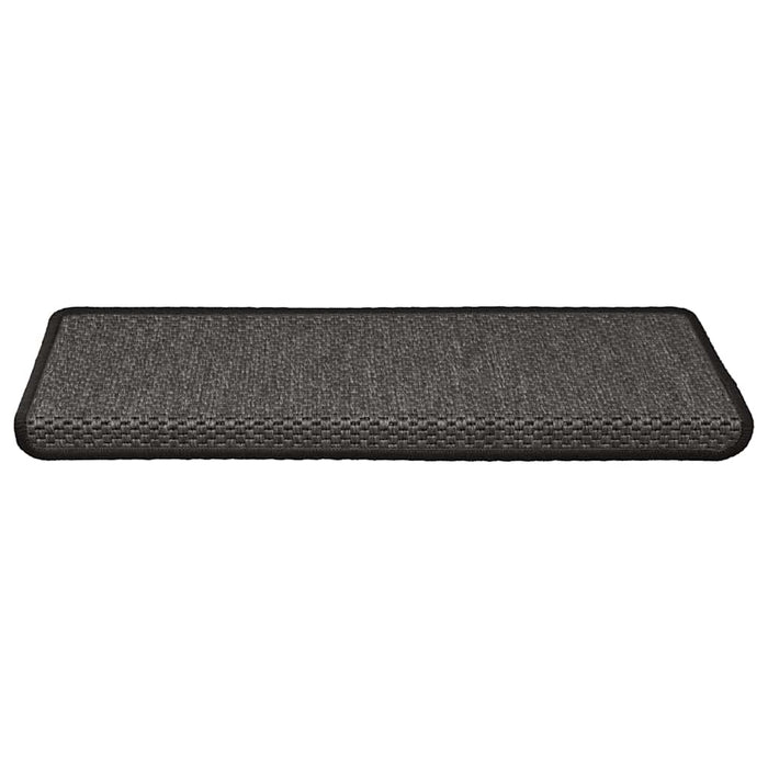 Covorașe scări autoadezive, 15 buc. antracit 65x21x4 cm sisal - WALTI WALTI