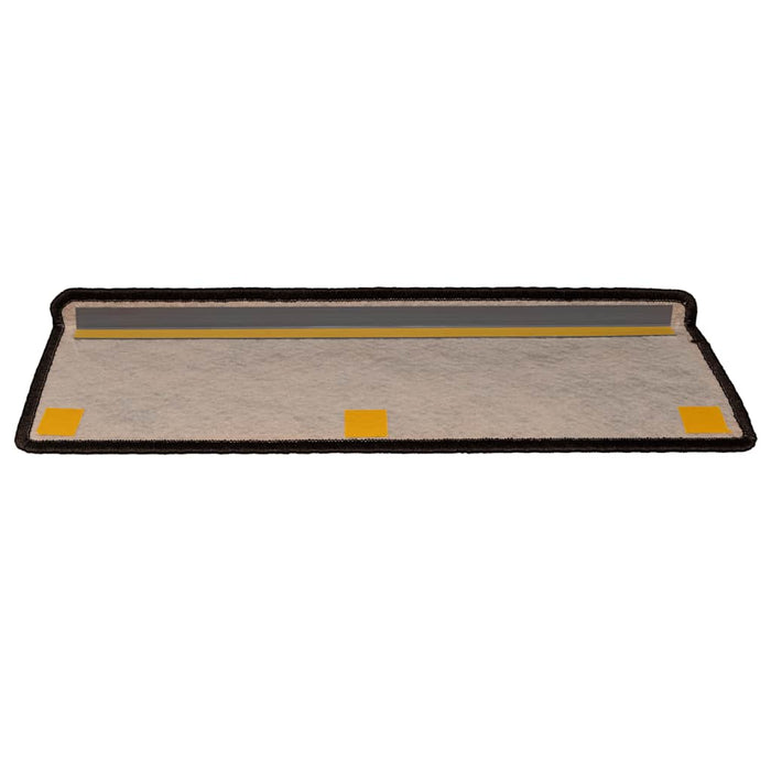 Covorașe scări autoadezive, 15 buc. antracit 65x21x4 cm sisal - WALTI WALTI