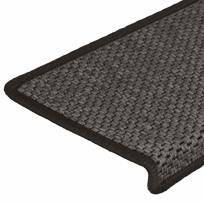 Covorașe scări autoadezive, 15 buc. antracit 65x21x4 cm sisal - WALTI WALTI