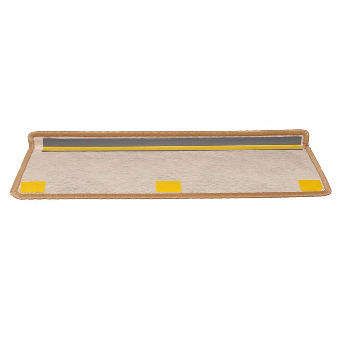 Covorașe scări autoadezive, 15 buc. aspect sisal, 65x21x4cm sisal - WALTI WALTI