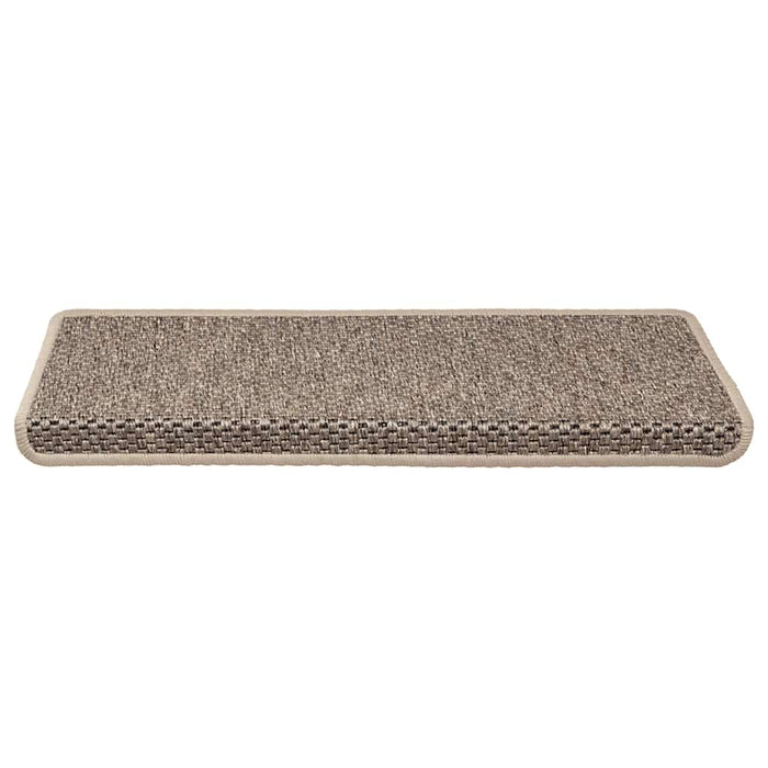 Covorașe scări autoadezive, 15 buc. bej 65x21x4 cm aspect sisal - WALTI WALTI