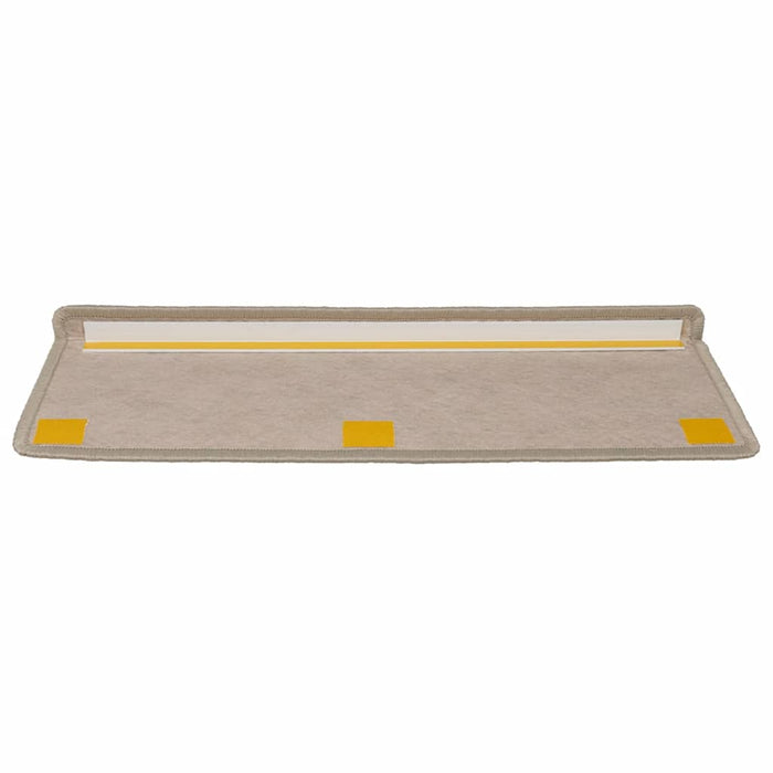 Covorașe scări autoadezive, 15 buc. bej 65x21x4 cm aspect sisal - WALTI WALTI