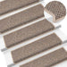 Covorașe scări autoadezive, 15 buc. bej 65x21x4 cm aspect sisal - WALTI WALTI