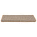 Covorașe scări autoadezive 15 buc. bej deschis 65x21x4 cm sisal - WALTI WALTI