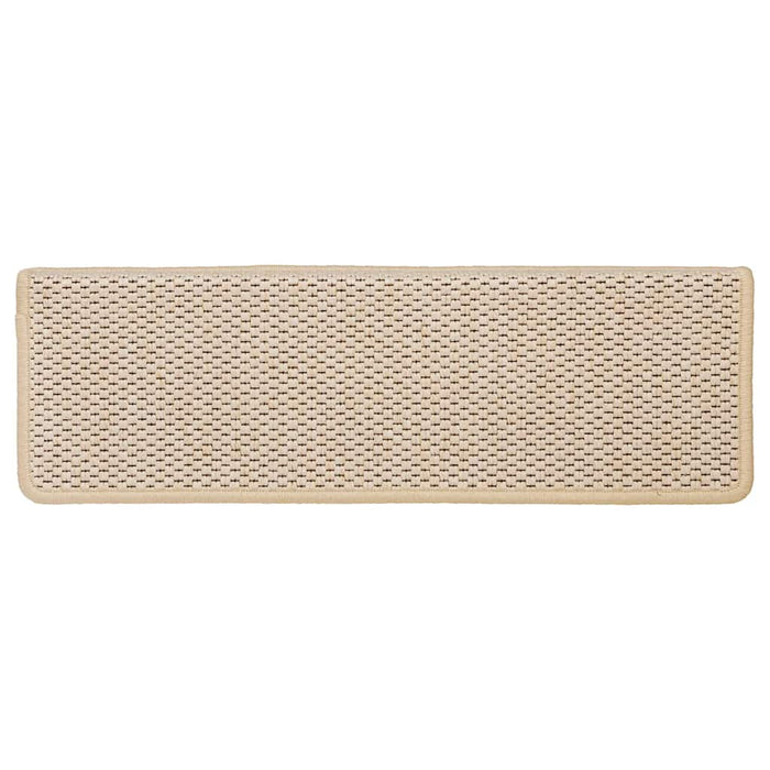 Covorașe scări autoadezive, 15 buc., Berber, 65x21x4 cm, sisal - WALTI WALTI