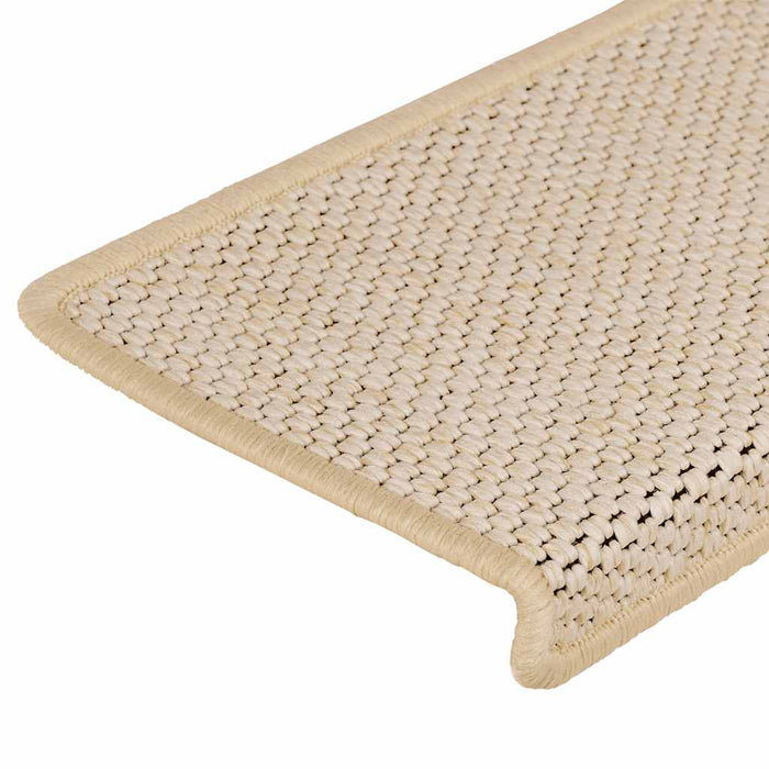 Covorașe scări autoadezive, 15 buc., Berber, 65x21x4 cm, sisal - WALTI WALTI