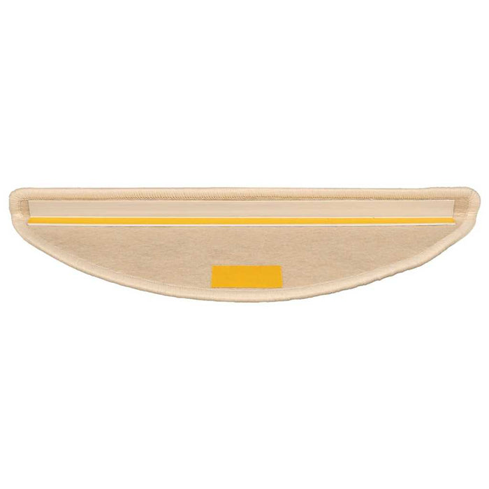 Covorașe scări, 15 buc., 56x17x3 cm, semirotunde, argintii WALTI