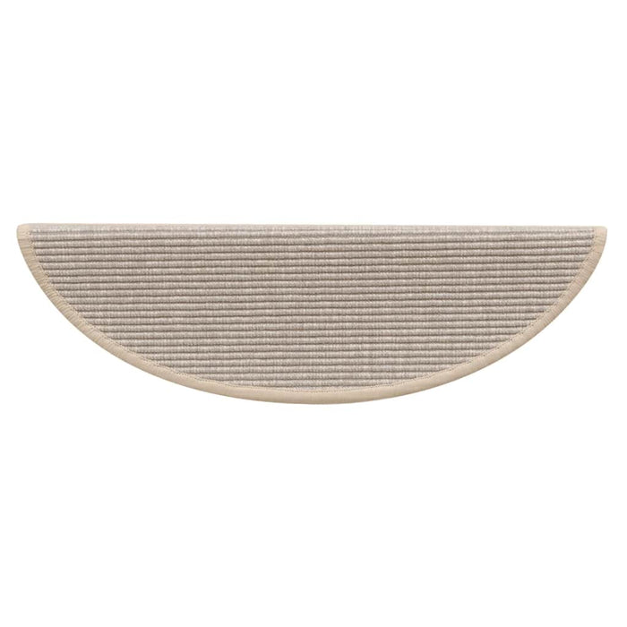 Covorașe scări, 15 buc., 56x17x3 cm, semirotunde, argintii WALTI