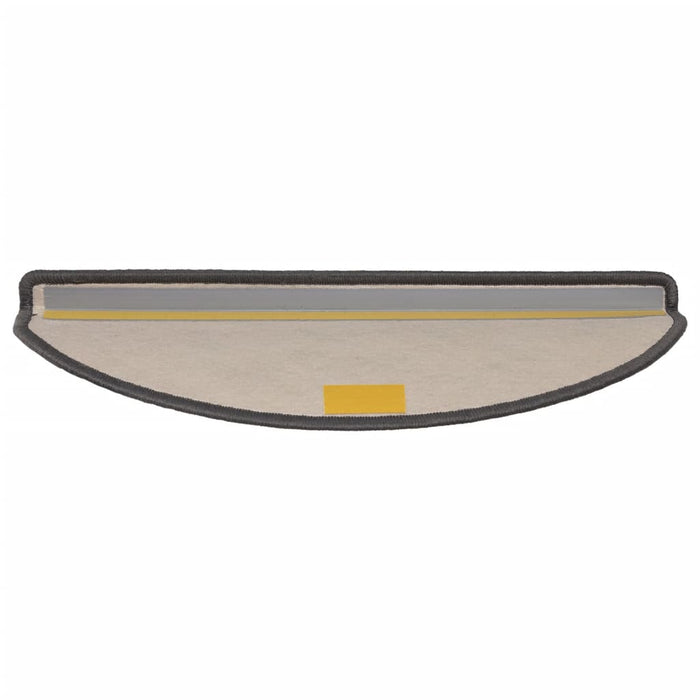 Covorașe pentru scări, 15 buc., 65x21x4 cm, bej și gri, semirotunde, mari - WALTI WALTI