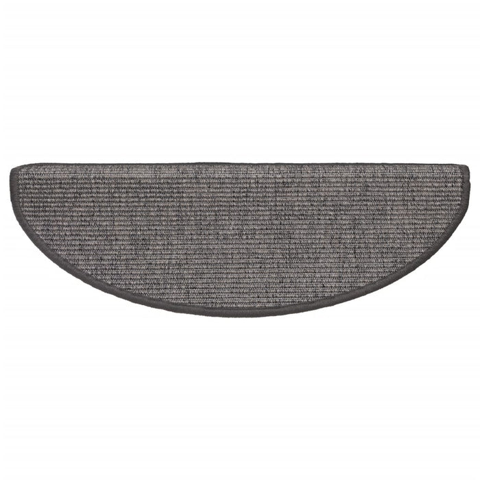 Covorașe pentru scări, 15 buc., 65x21x4 cm, bej și gri, semirotunde, mari - WALTI WALTI