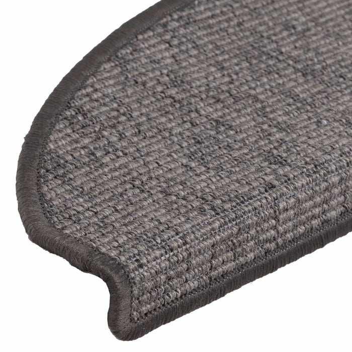 Covorașe pentru scări, 15 buc., 65x21x4 cm, bej și gri, semirotunde, mari - WALTI WALTI