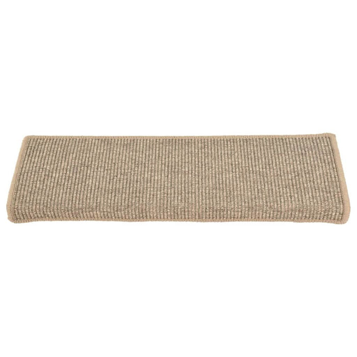 Covorașe scări autoadezive, 15 buc., bej închis, 65x21x4 cm - WALTI WALTI