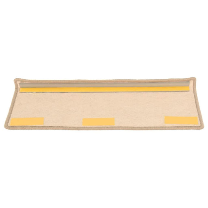 Covorașe scări autoadezive, 15 buc., bej închis, 65x21x4 cm - WALTI WALTI