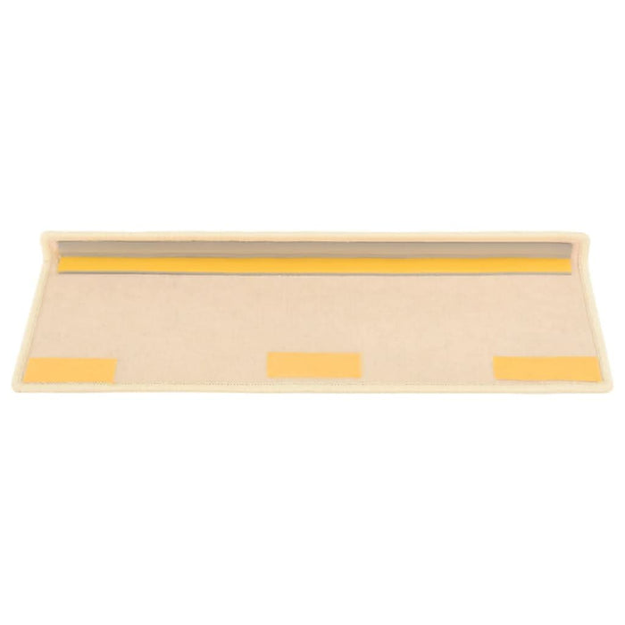 Covorașe scări autoadezive 15 buc. bej deschis 65x21x4cm sisal - WALTI WALTI
