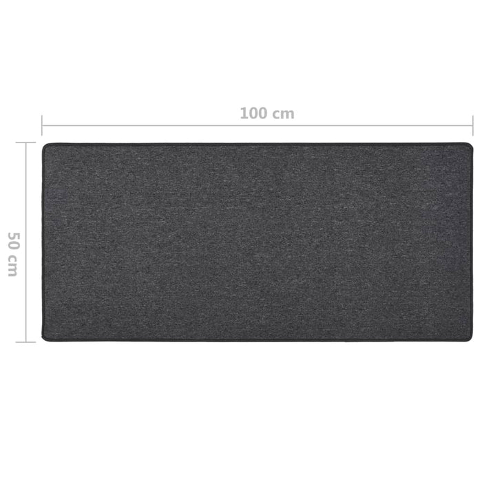 Covor traversă, antracit, 50x100 cm - WALTI WALTI