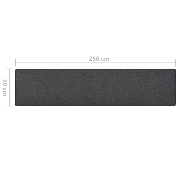 Covor traversă, antracit, 50x250 cm - WALTI WALTI
