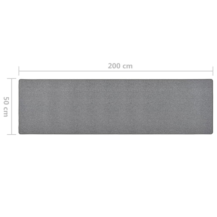 Covor traversă, gri închis, 50x200 cm - WALTI WALTI