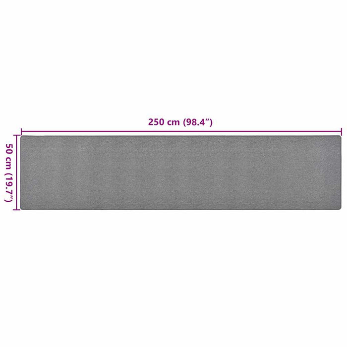 Covor traversă, gri închis, 50x250 cm - WALTI WALTI