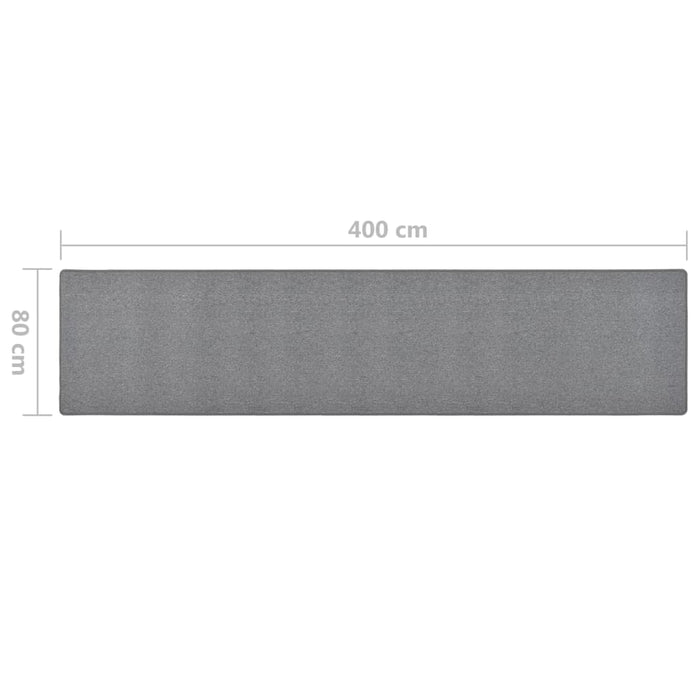 Covor traversă, gri închis, 80x400 cm - WALTI WALTI