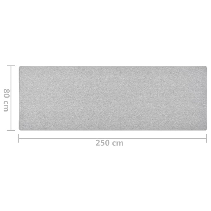 Covor traversă, gri deschis, 80x250 cm - WALTI WALTI