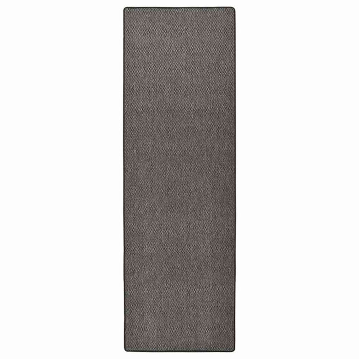 Covor traversă cu aspect sisal, antracit, 80x250 cm WALTI