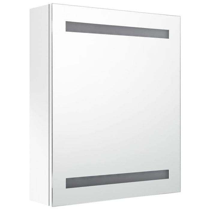 Dulap de baie cu oglindă și LED alb strălucitor 50x14x60 cm - WALTI WALTI