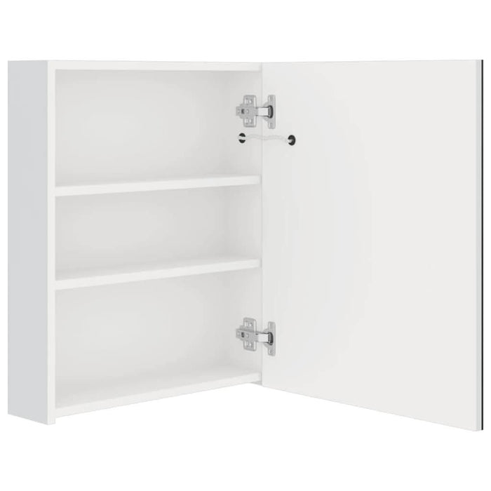 Dulap de baie cu oglindă și LED alb strălucitor 50x14x60 cm - WALTI WALTI