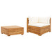 Set mobilier grădină cu perne, 2 piese, lemn masiv de acacia - WALTI WALTI
