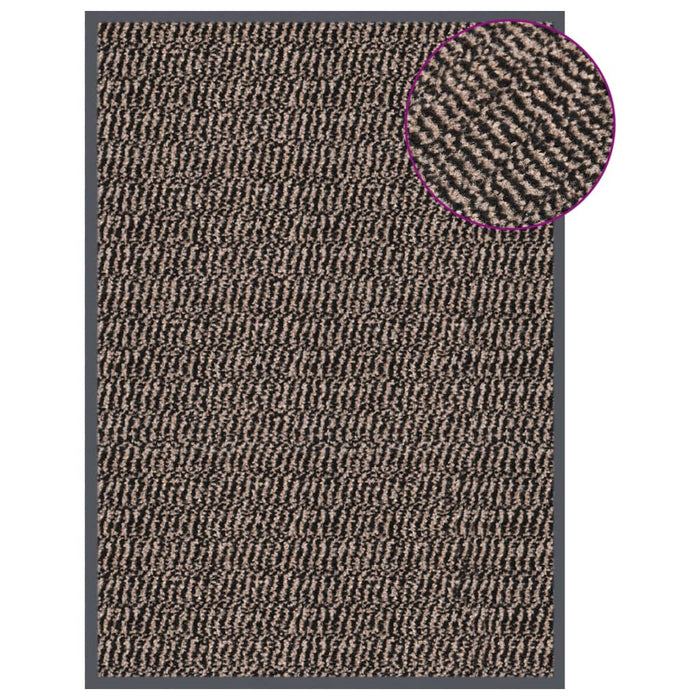 Covoraș de intrare cu smocuri, maro închis, 40x60 cm - WALTI WALTI