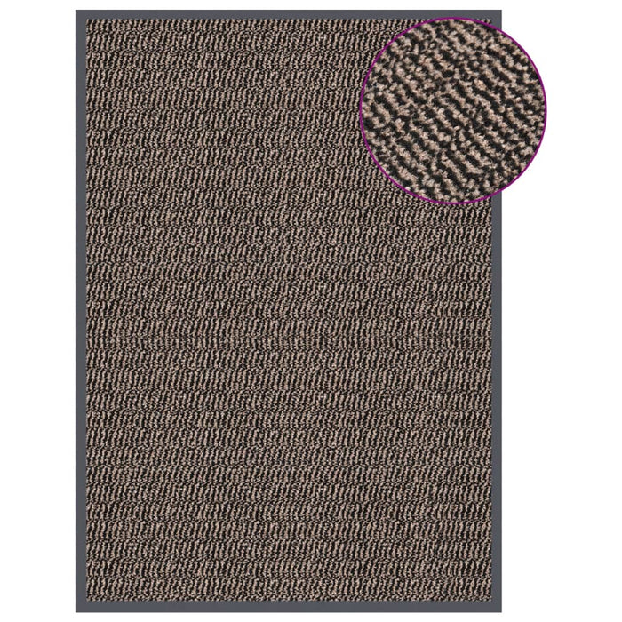 Covoraș de intrare cu smocuri, maro închis, 60x90 cm - WALTI WALTI