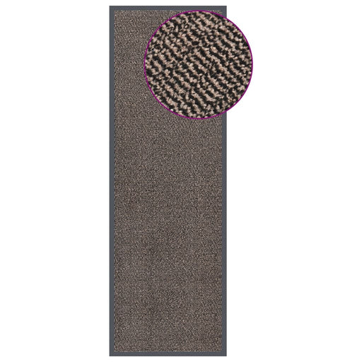 Covoraș de intrare cu smocuri, maro închis, 60x180 cm - WALTI WALTI