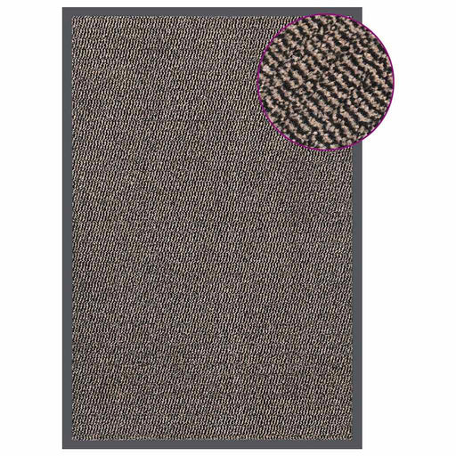 Covoraș de intrare cu smocuri, maro închis, 80x120 cm - WALTI WALTI