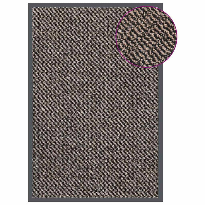 Covoraș de intrare cu smocuri, maro închis, 80x120 cm - WALTI WALTI