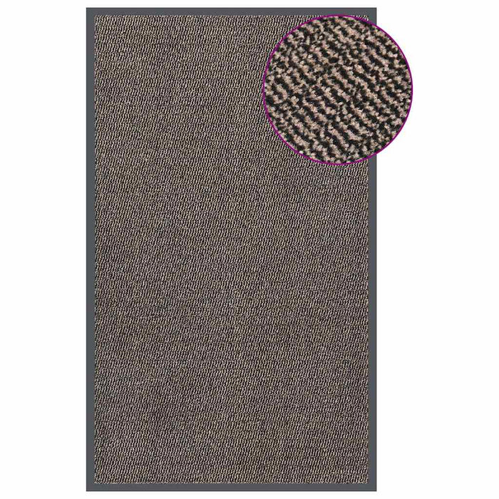Covoraș de intrare cu smocuri, maro închis, 90x150 cm - WALTI WALTI