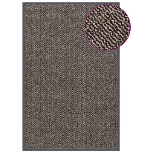 Covoraș de intrare cu smocuri, maro închis, 120x180 cm - WALTI WALTI