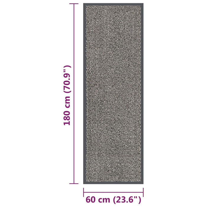 Covoraș de intrare cu smocuri, maro deschis, 60x180 cm - WALTI WALTI