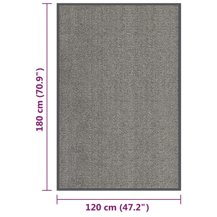 Covoraș de intrare cu smocuri, maro deschis, 120x180 cm - WALTI WALTI