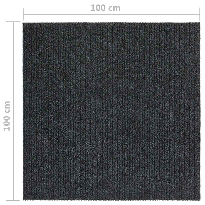 Covor traversă de captare a murdăriei, antracit, 100x100 cm - WALTI WALTI