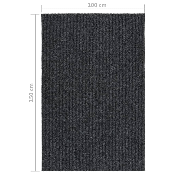 Covor traversă de captare a murdăriei, antracit, 100x150 cm - WALTI WALTI