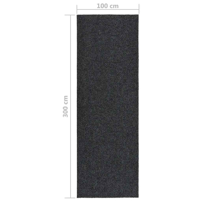 Covor traversă de captare a murdăriei, antracit, 100x300 cm - WALTI WALTI