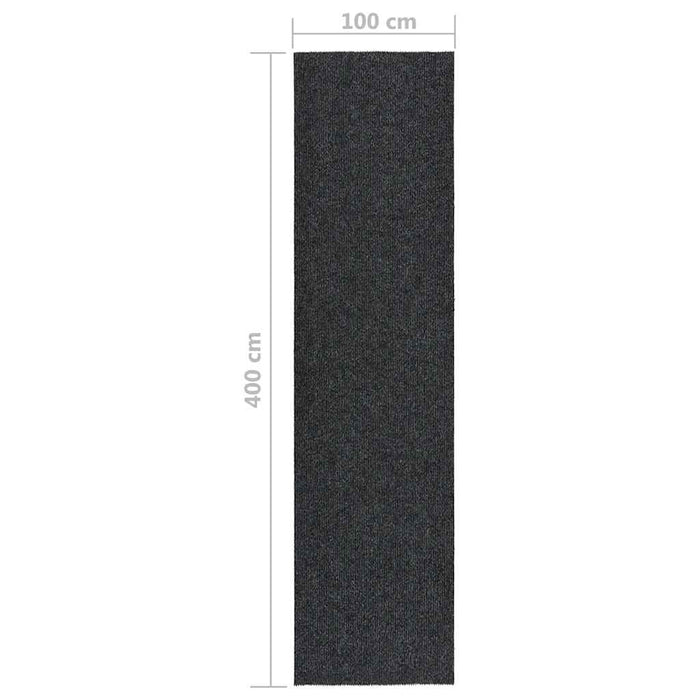 Covor traversă de captare a murdăriei, antracit, 100x400 cm - WALTI WALTI