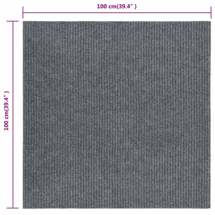 Covor traversă de captare a murdăriei, gri, 100x100 cm - WALTI WALTI