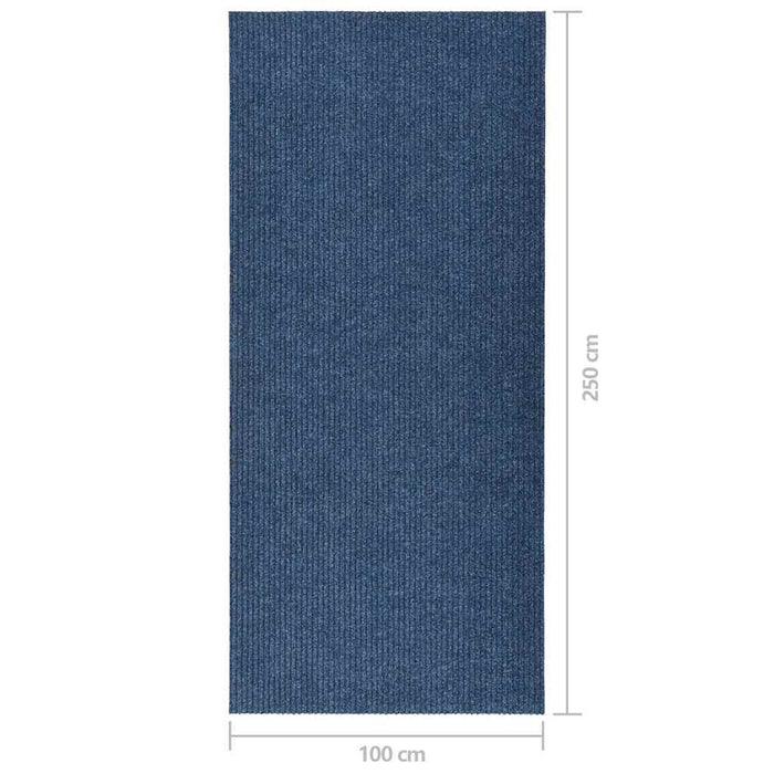 Covor traversă de captare murdărie, albastru, 100x250 cm WALTI