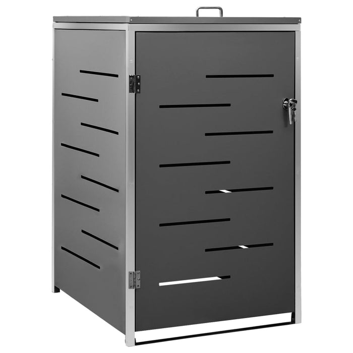 Magazie pentru pubelă unică, 69x77,5x115 cm, oțel inoxidabil WALTI