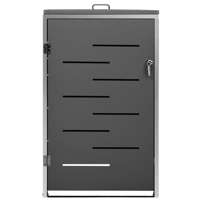 Magazie pentru pubelă unică, 69x77,5x115 cm, oțel inoxidabil WALTI