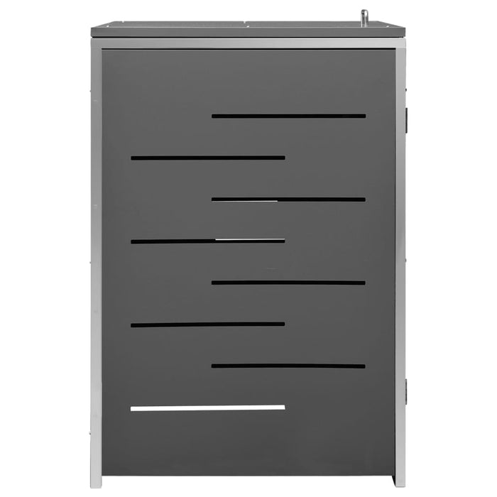 Magazie pentru pubelă unică, 69x77,5x115 cm, oțel inoxidabil WALTI